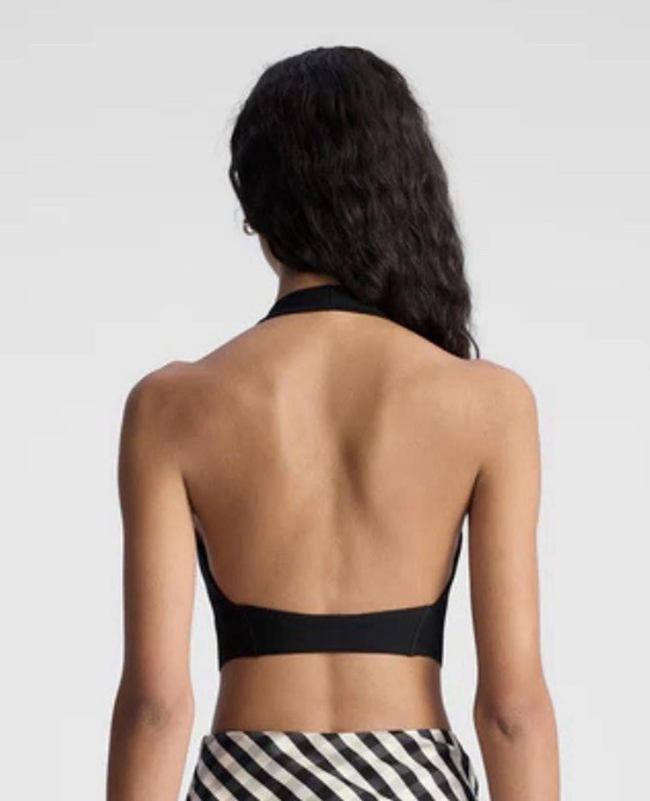 NEW! A.L.C. Rory Halter Crop Top in black. Small. NWT MSRP $225