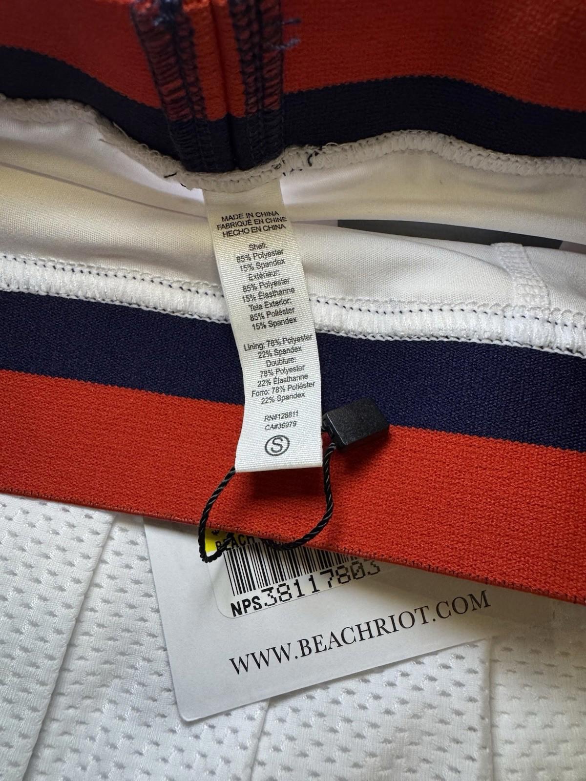 Beach Riot Women's Irina Skirt Cherry Indigo Colorblock $108 Limited Edition SM