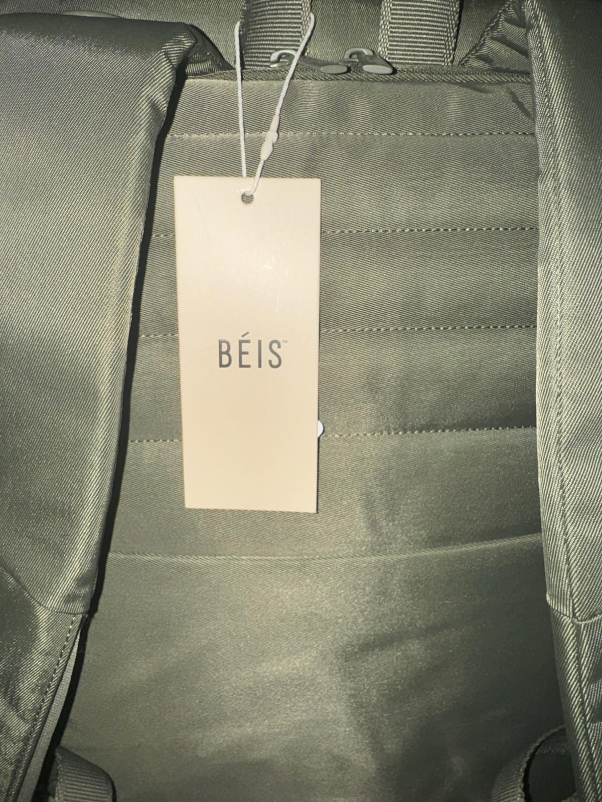 BEIS The Ultimate Diaper Backpack in Olive 24.42L NEW! SOLD OUT ONLINE!
