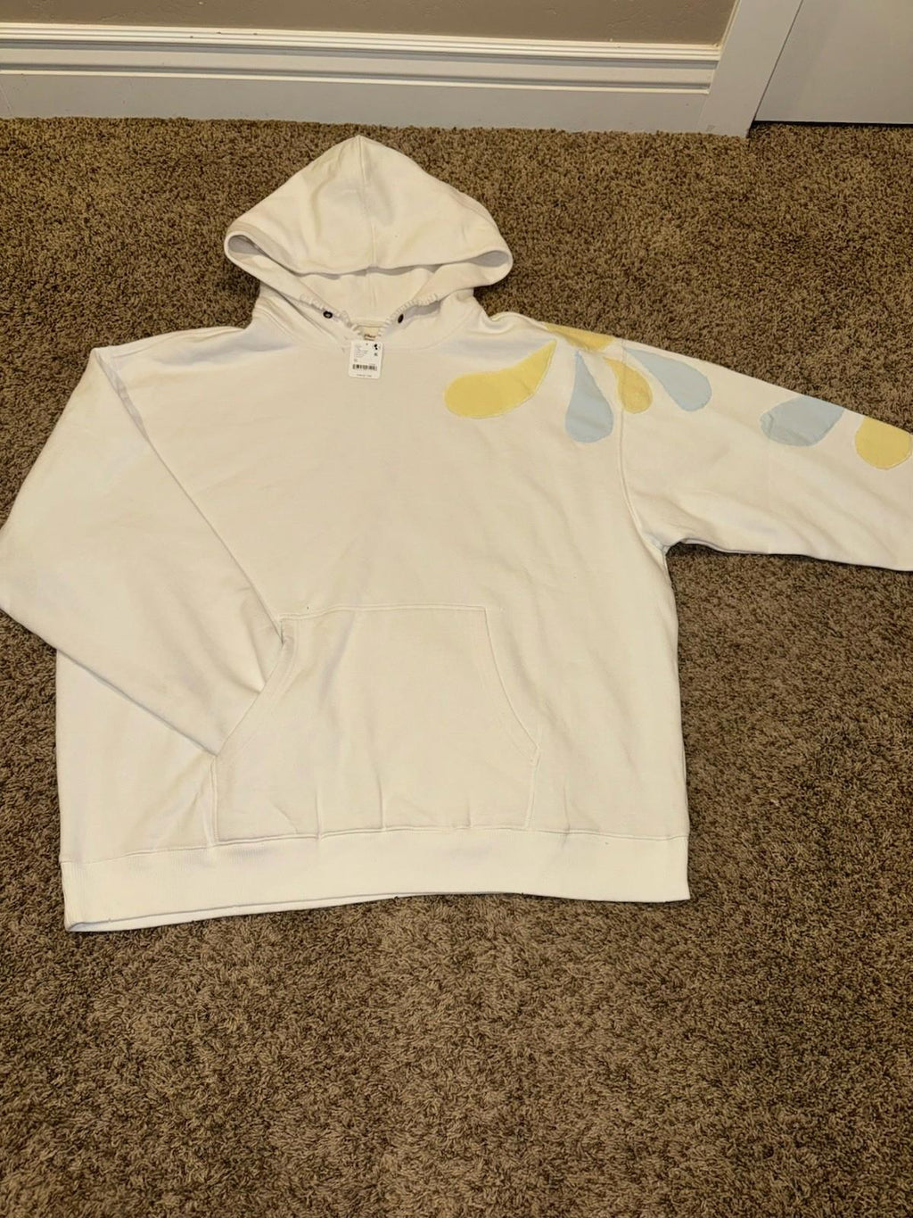 FREE PEOPLE We The Free It’s a Vibe Hoodie Pullover XL NWT