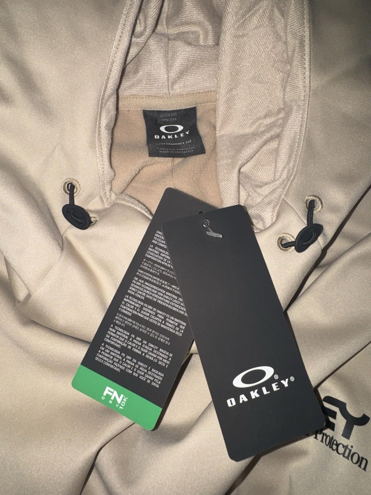 NEW Oakley Men's Park RC Softshell Hoodie IN TAN. 2XL NWT
