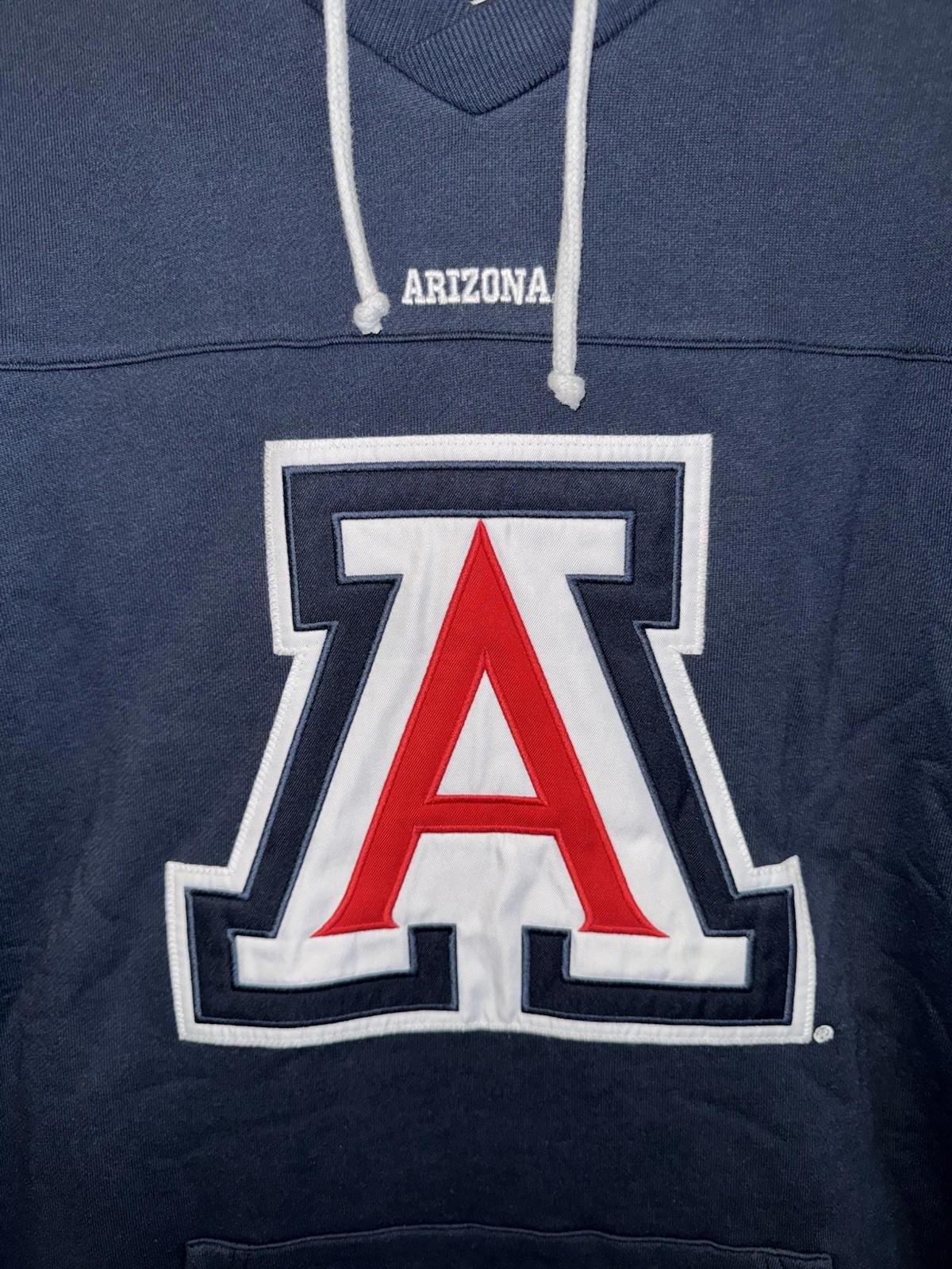 NEW 47 Brand Arizona Wildcats Superior Lacer Lace Up Hockey Hoodie NWT