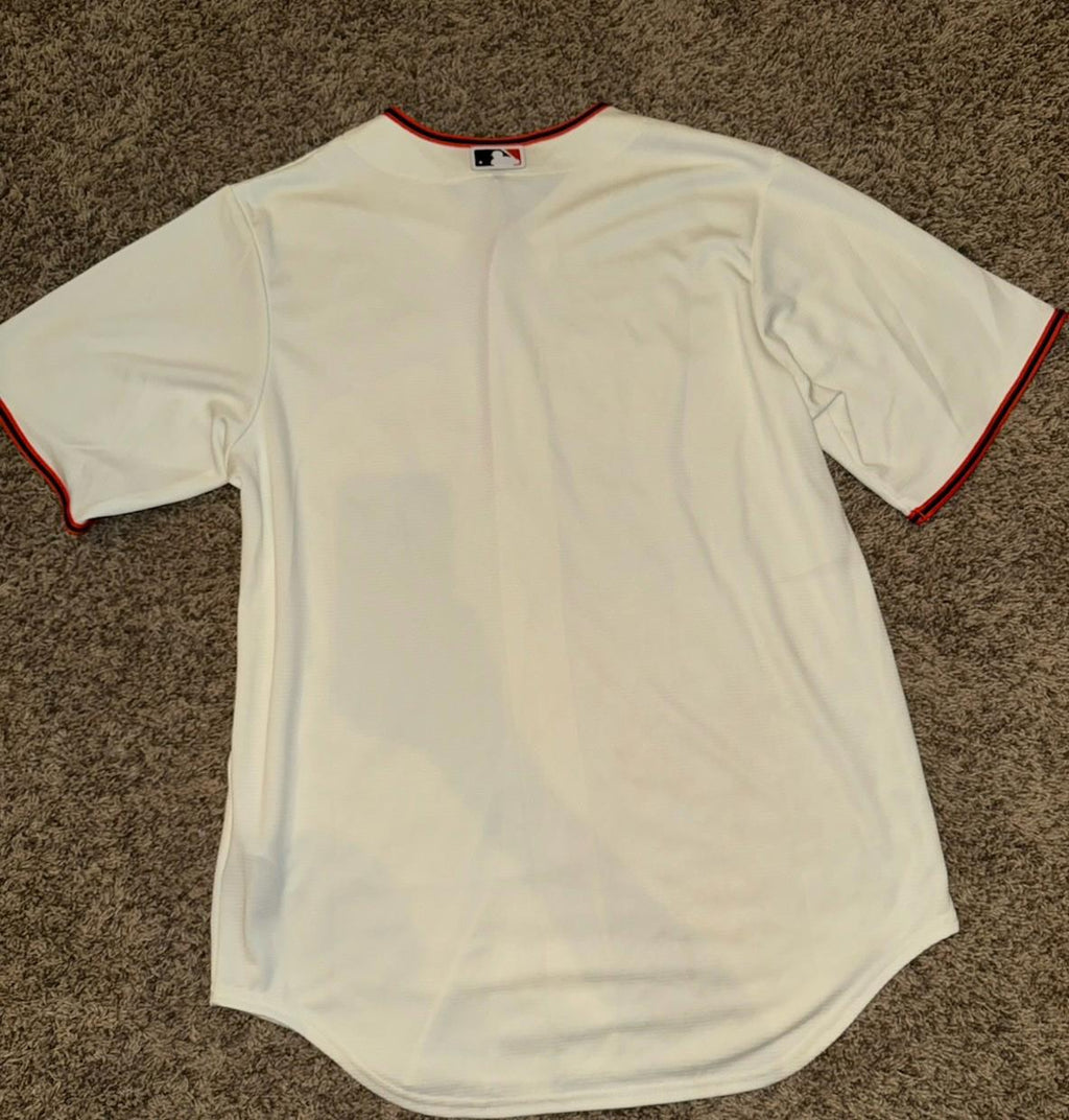San Francisco Giants Blank Jersey MLB Home Men's Med Cream NWT