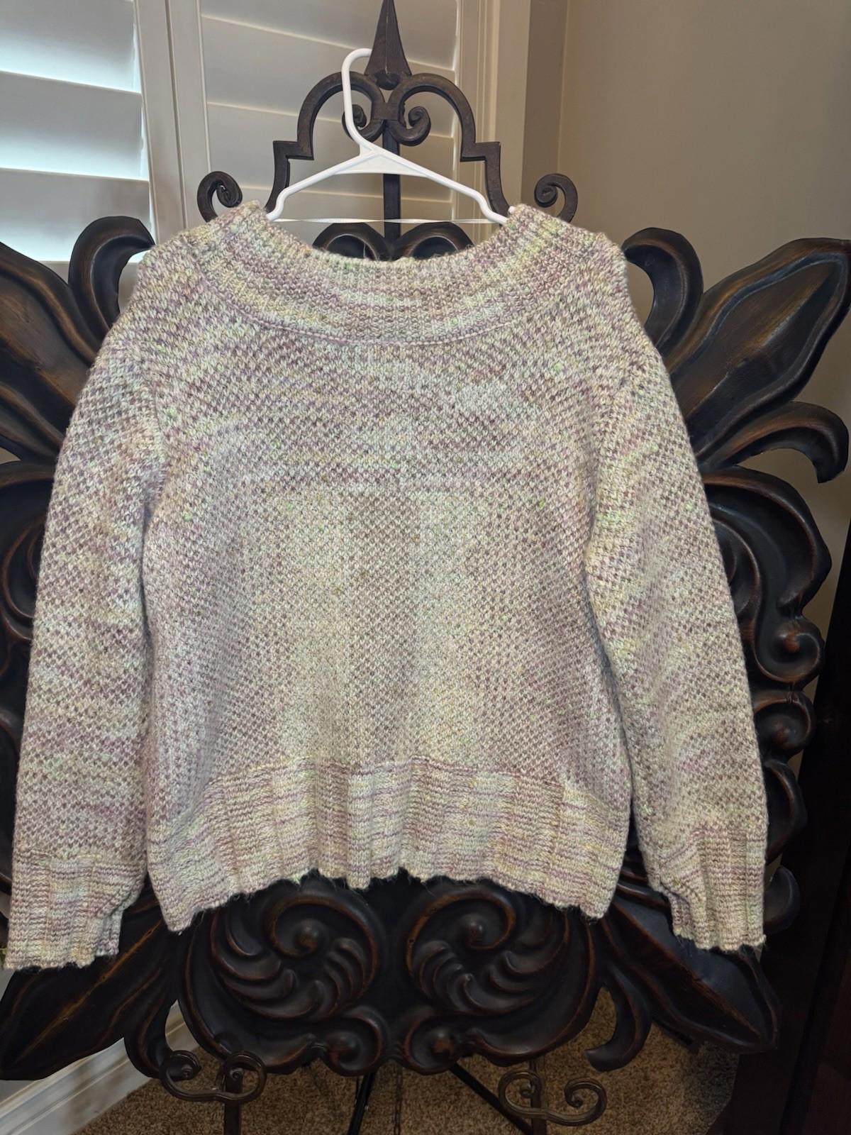NEW Free People Cotton Candy Pullover SMALL