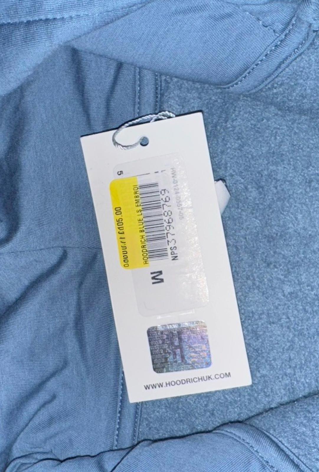 Hoodrich Hoodie Men's Size Large Powder Blue From Nothing To Something Pullover