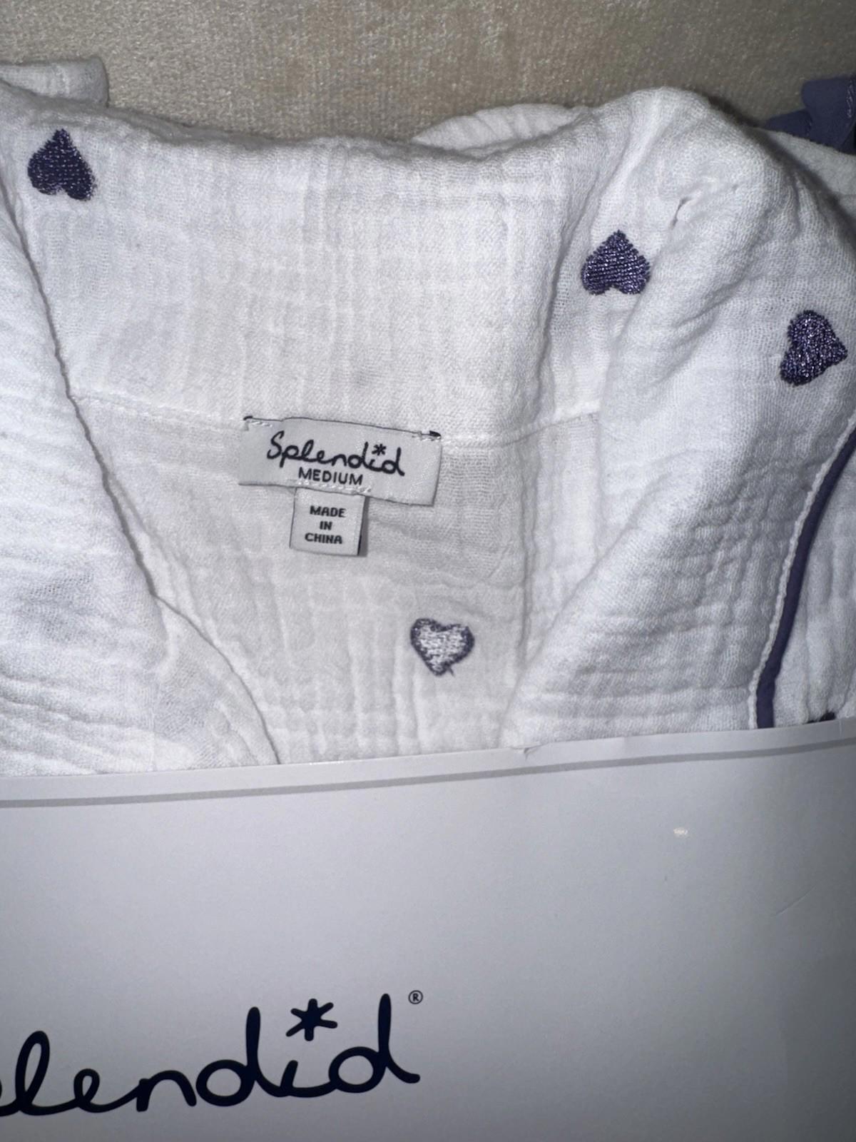 NEW! - Splendid Long Sleeve Pillowsoft Pajama Set Lottie Love Sleep set MED