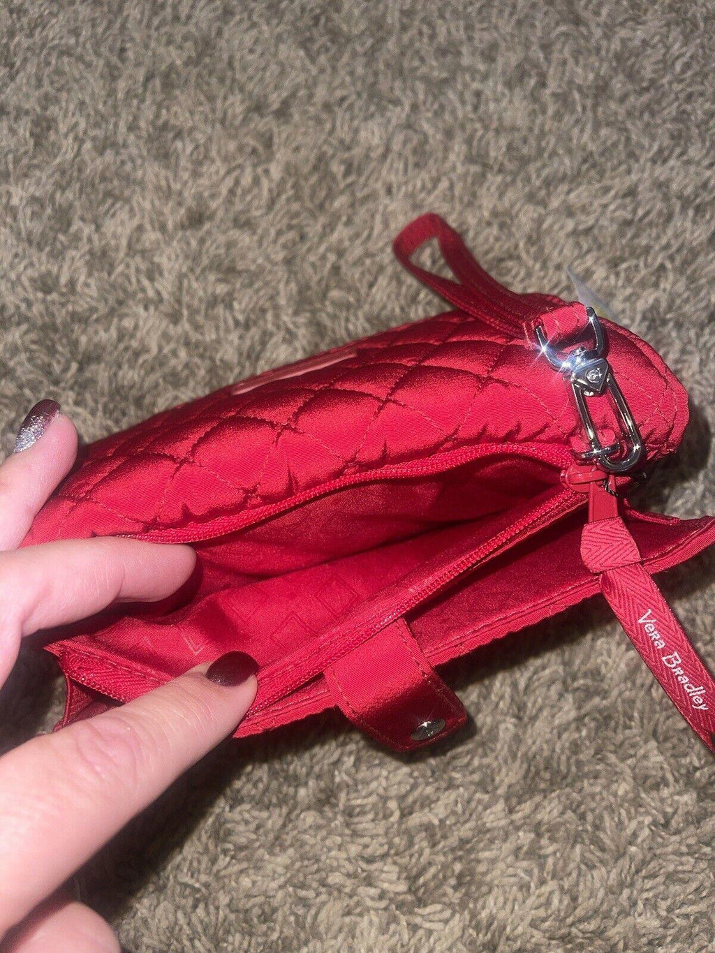 Vera Bradley RFID Smartphone Wristlet Red- NWT