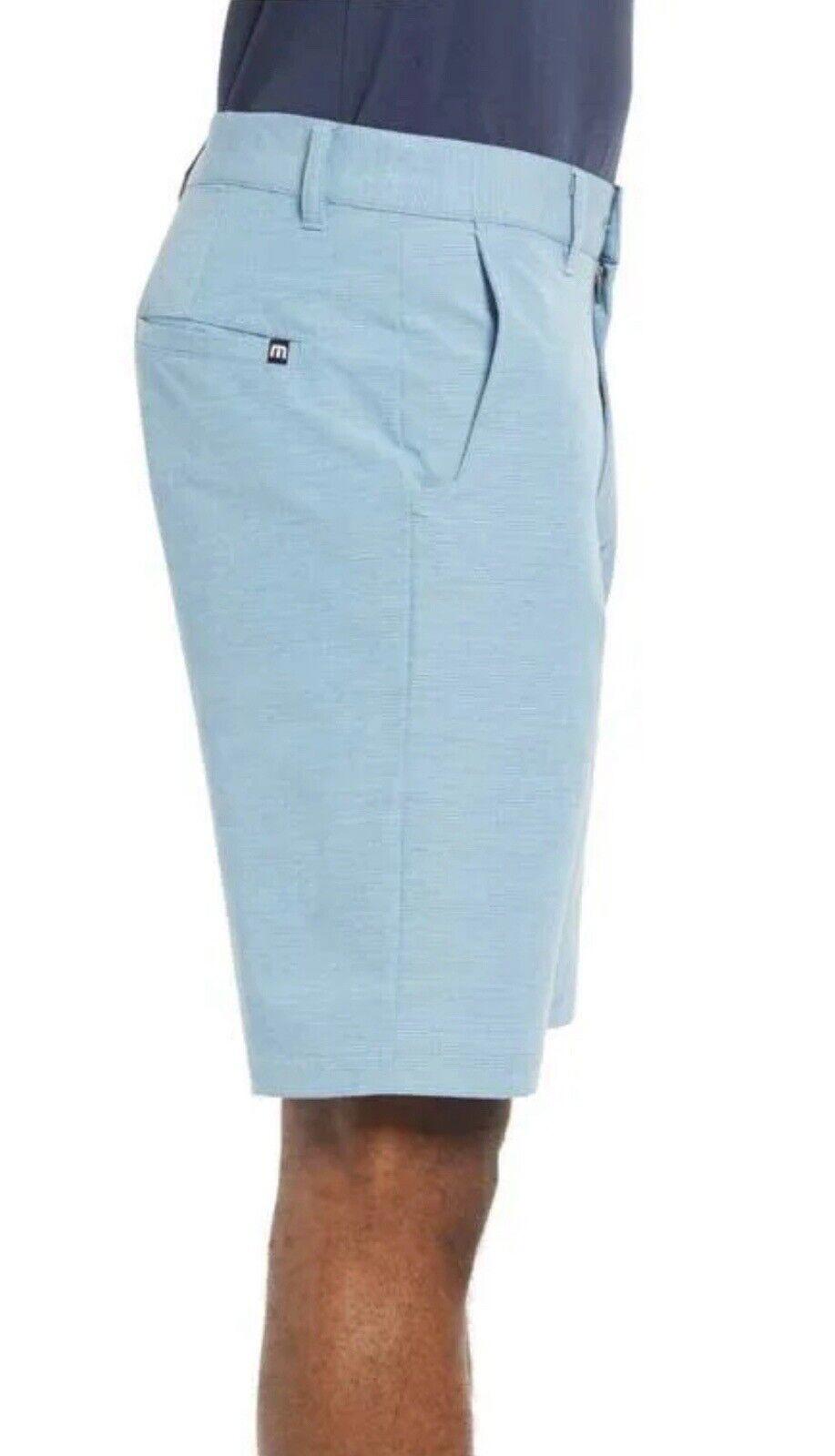 New W/Tags! Travis Mathew Shorts Lt Blue Men’s Size 32