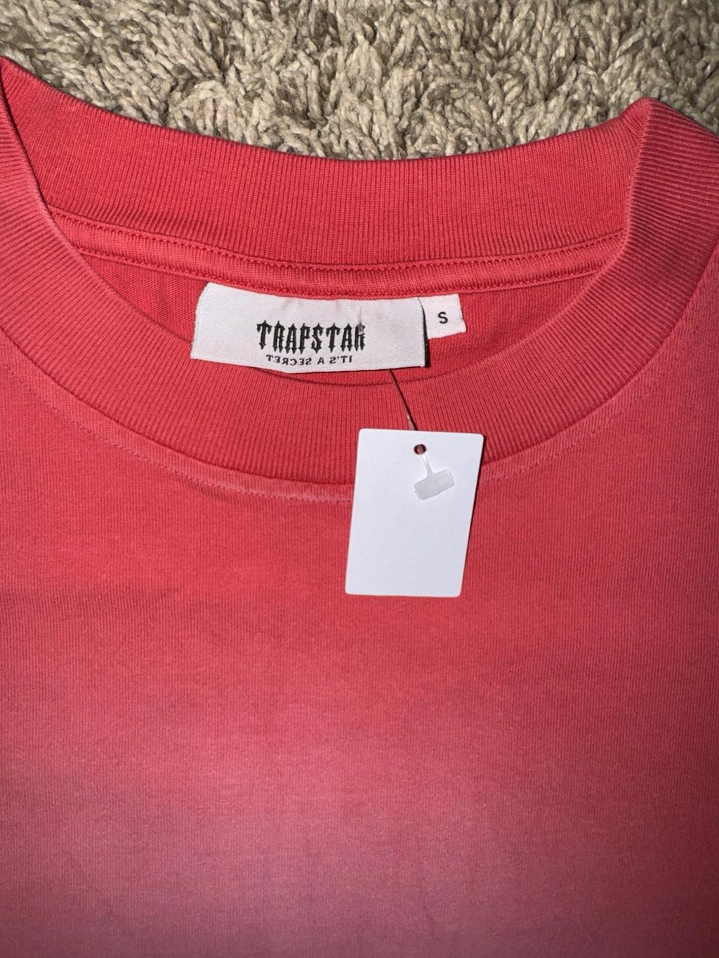 NWOT Trapstar script logo print T shirt Men’s SMALL NEW MSRP $85