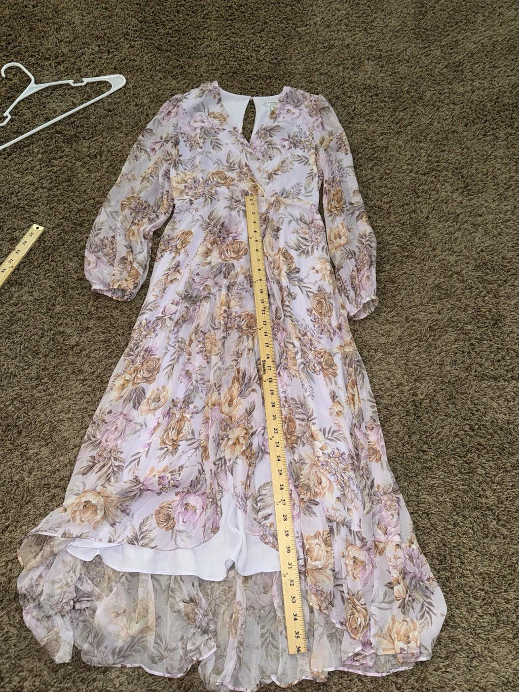 EVER NEW Purple Athena floral Dress Retail $200 Price $124 Sz 4 NEW!