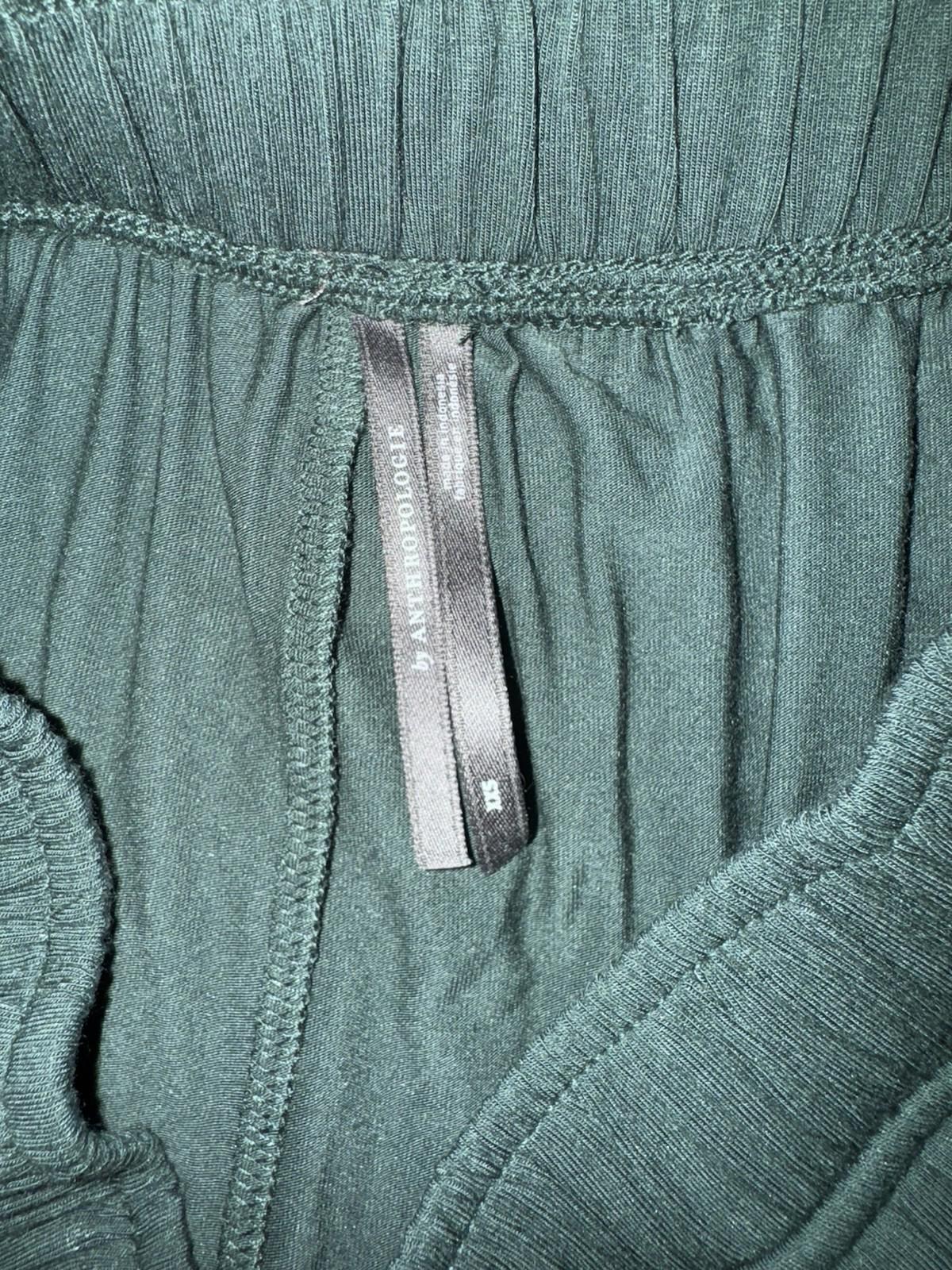 NWOT Anthropologie Briar Piped Wide-Leg Sleep Pants Pajama Lounge Pjs XXS New