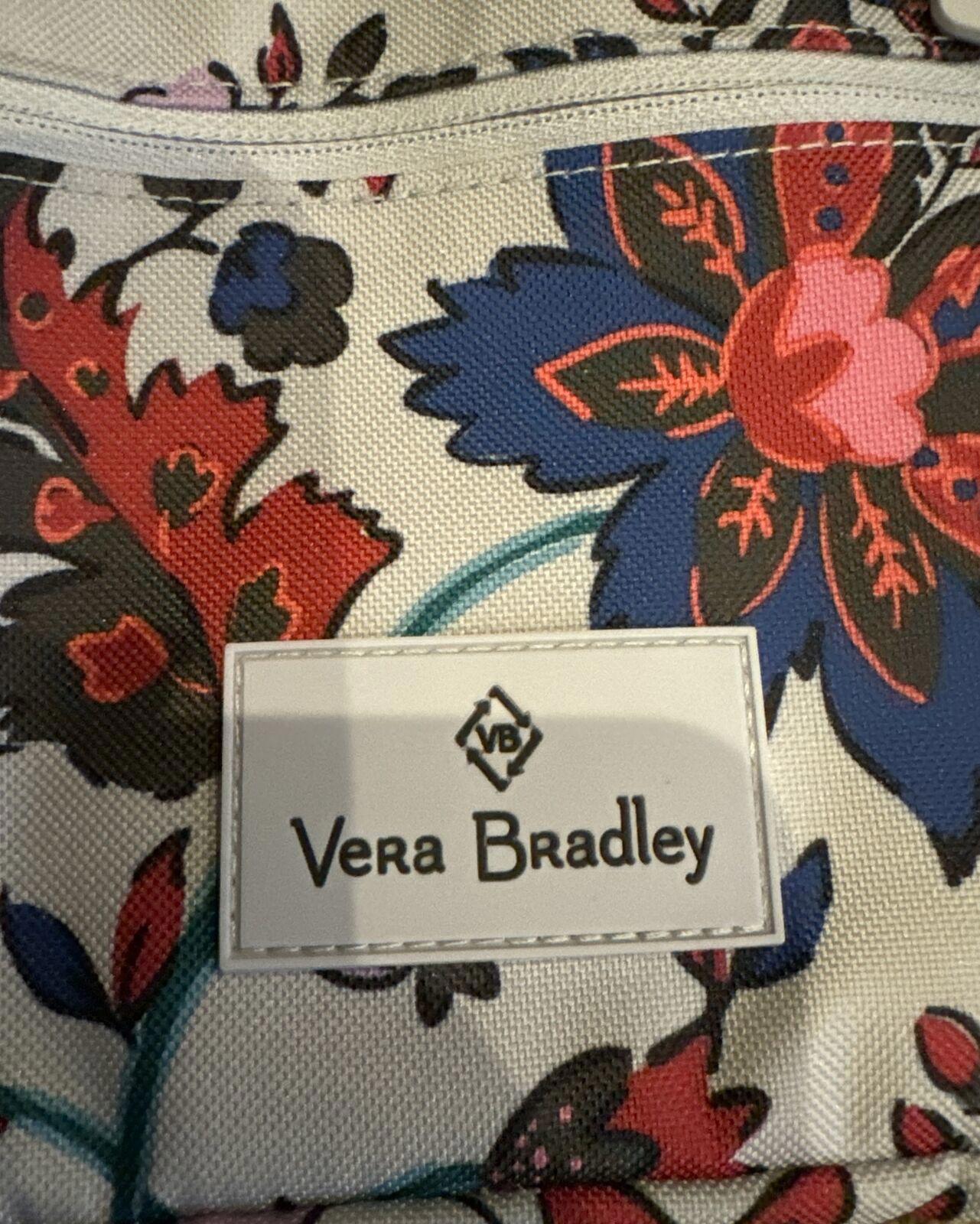 Vera Bradley Lighten Up RFID Little Hipster Vineyard Floral, New with Tags