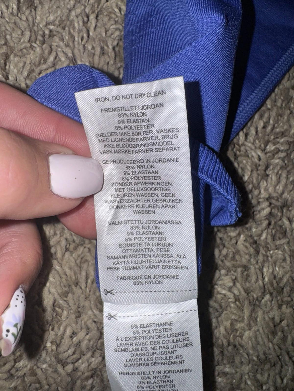 Gymshark Sweat Seamless Leggings Small BLUE High Waisted Workout Athletic NWOT