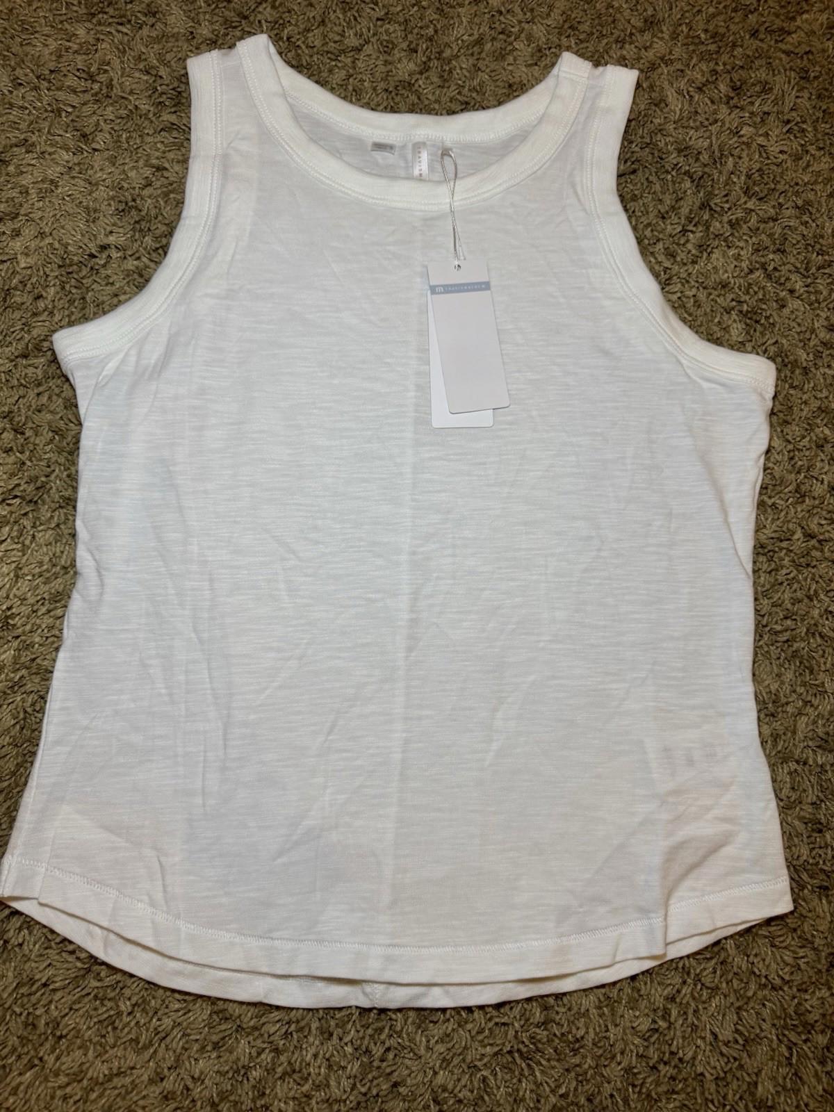 NEW Travis Mathew Women's Small White Cloud Tank NWT