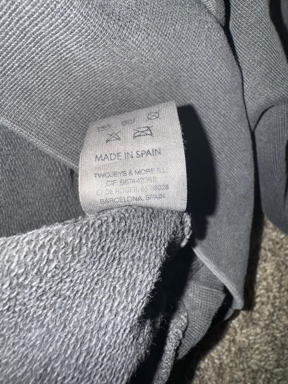 TwoJeys Mens Hoodie Acid Grey Size XS Icon Embroidered Logo Cotton MSRP $165