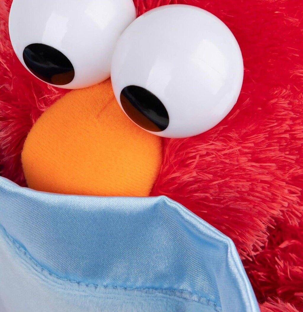 Sesame Street Elmo Peek A Boo Animated and Talking Red Gund Plush Toy Works New!