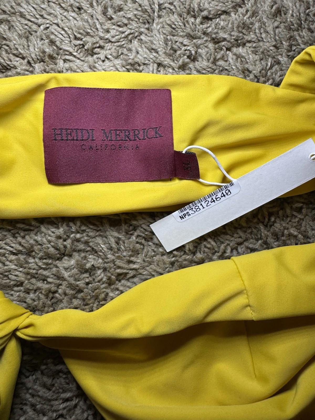 Heidi Merrick Terry Top Yellow Fin: XL NWT, NEW! MSRP $125