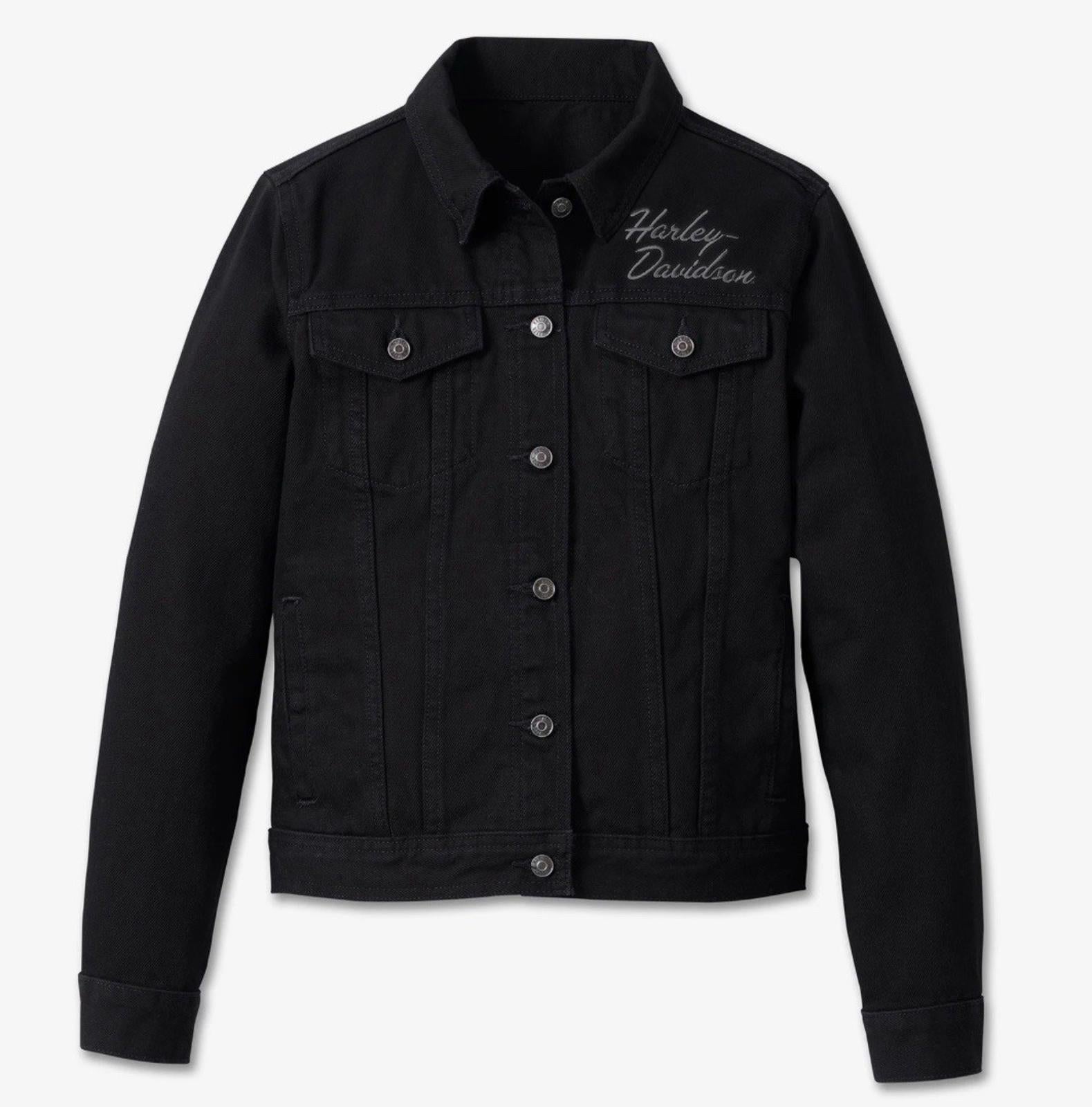Harley-Davidson Denim Jean  Jacket/coat "Essential Bar & Shield Sz-2W 99041-23VW