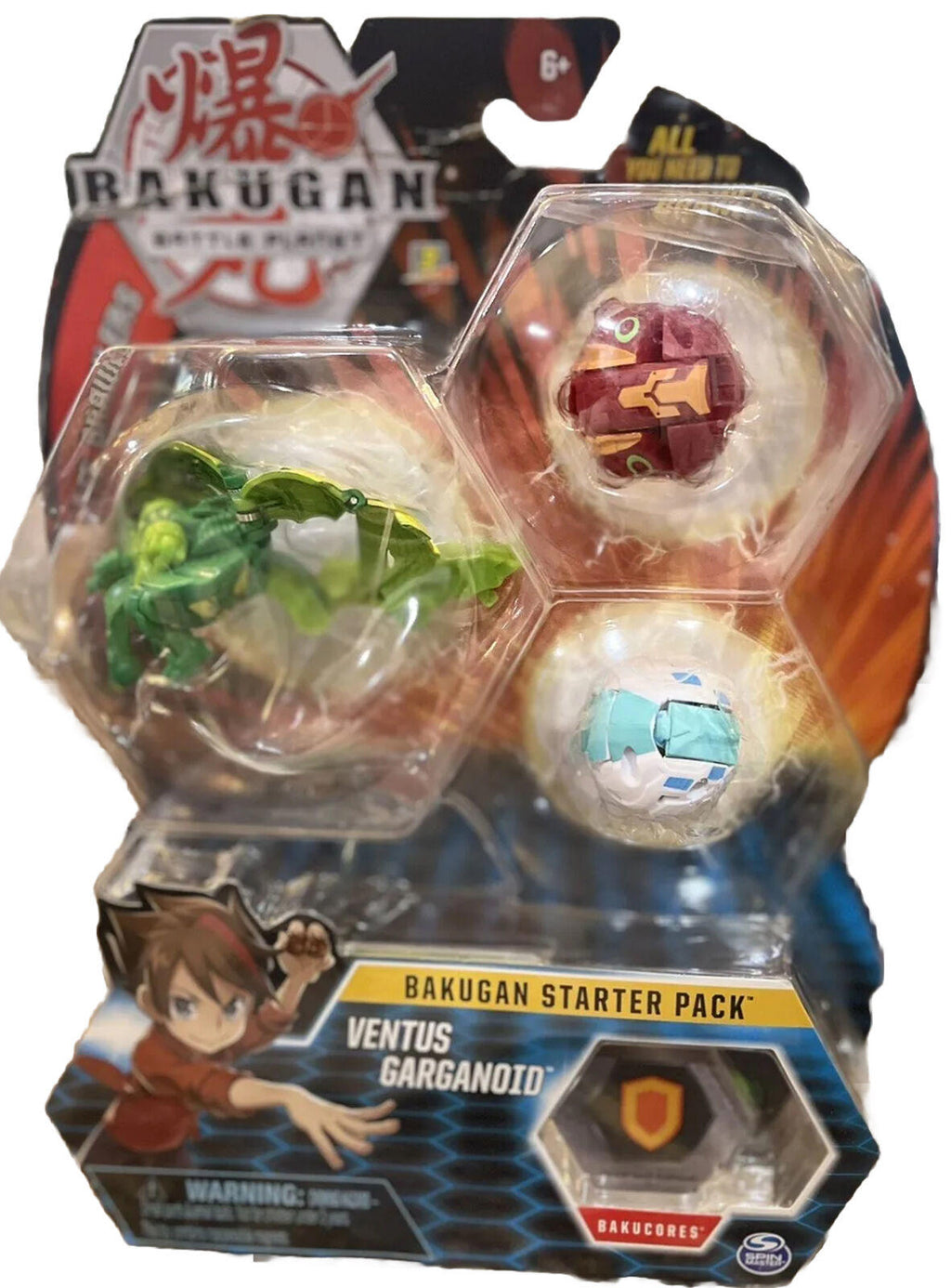 Bakugan Battle Planet Ventus Garganoid NEW SEALED RARE