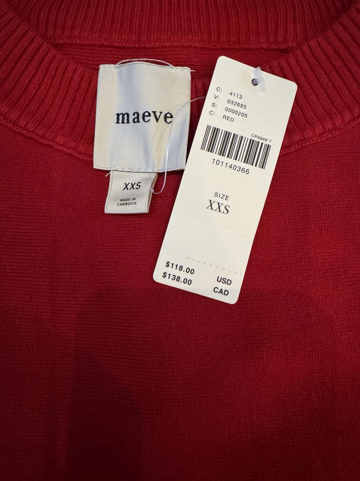 New MAEVE By Anthropologie Women’s XXS Maeve Knit Muscle Tank Top