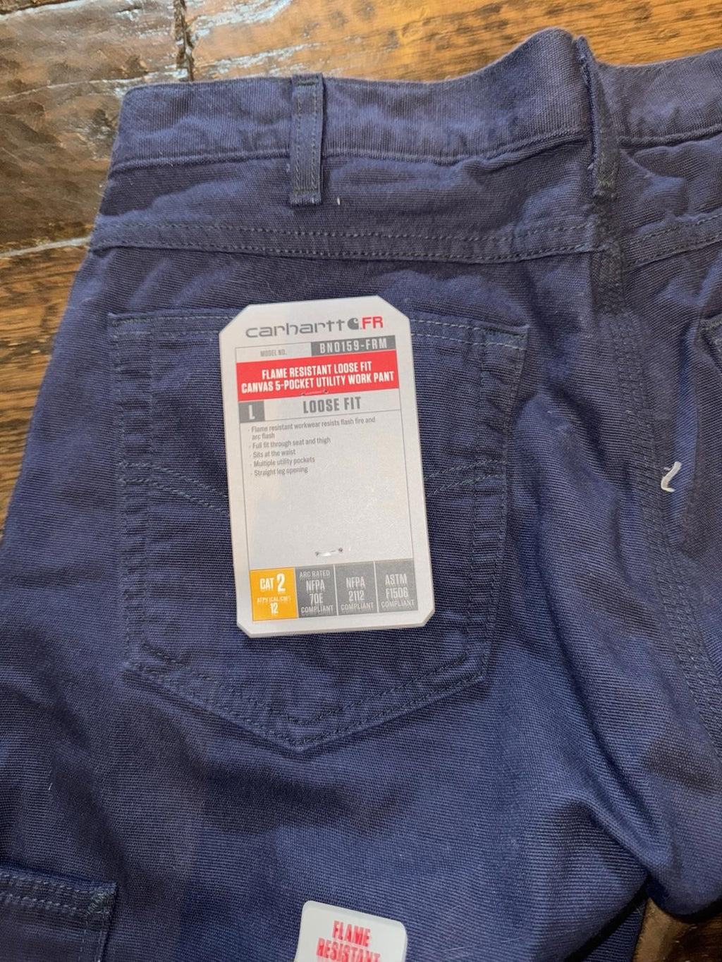 NEW CARHARTT FLAME RESISTANT LOOSE FIT-CANVAS 5-POCKET UTILITY WORK PANT
