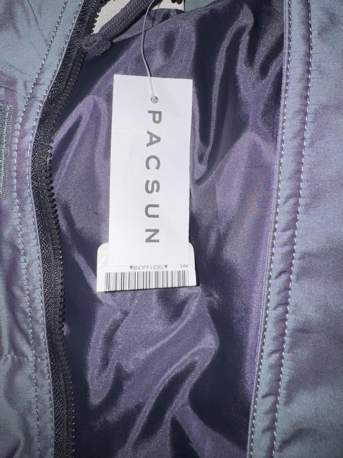 Essentials Fear Of God Jacket Medium iridescent Puffer Down Quilted Full Zip NEW