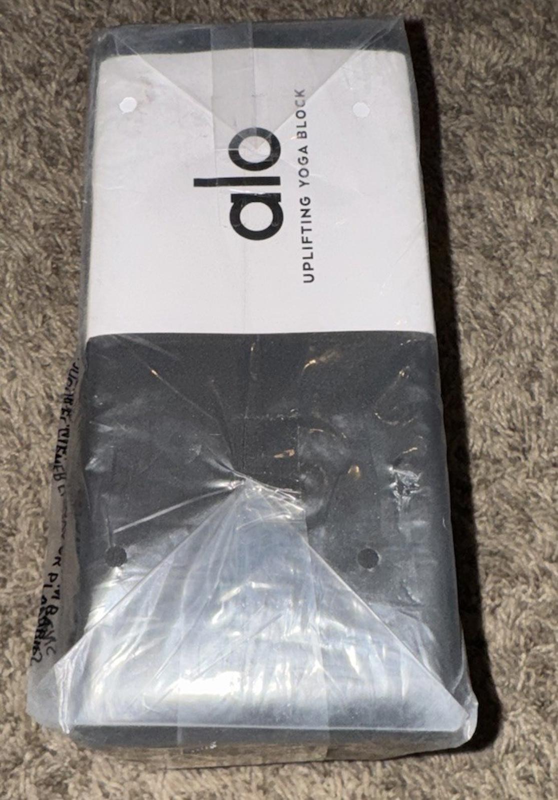 NEW Alo Yoga Black Dense Foam Brick Block NWT New In packaging