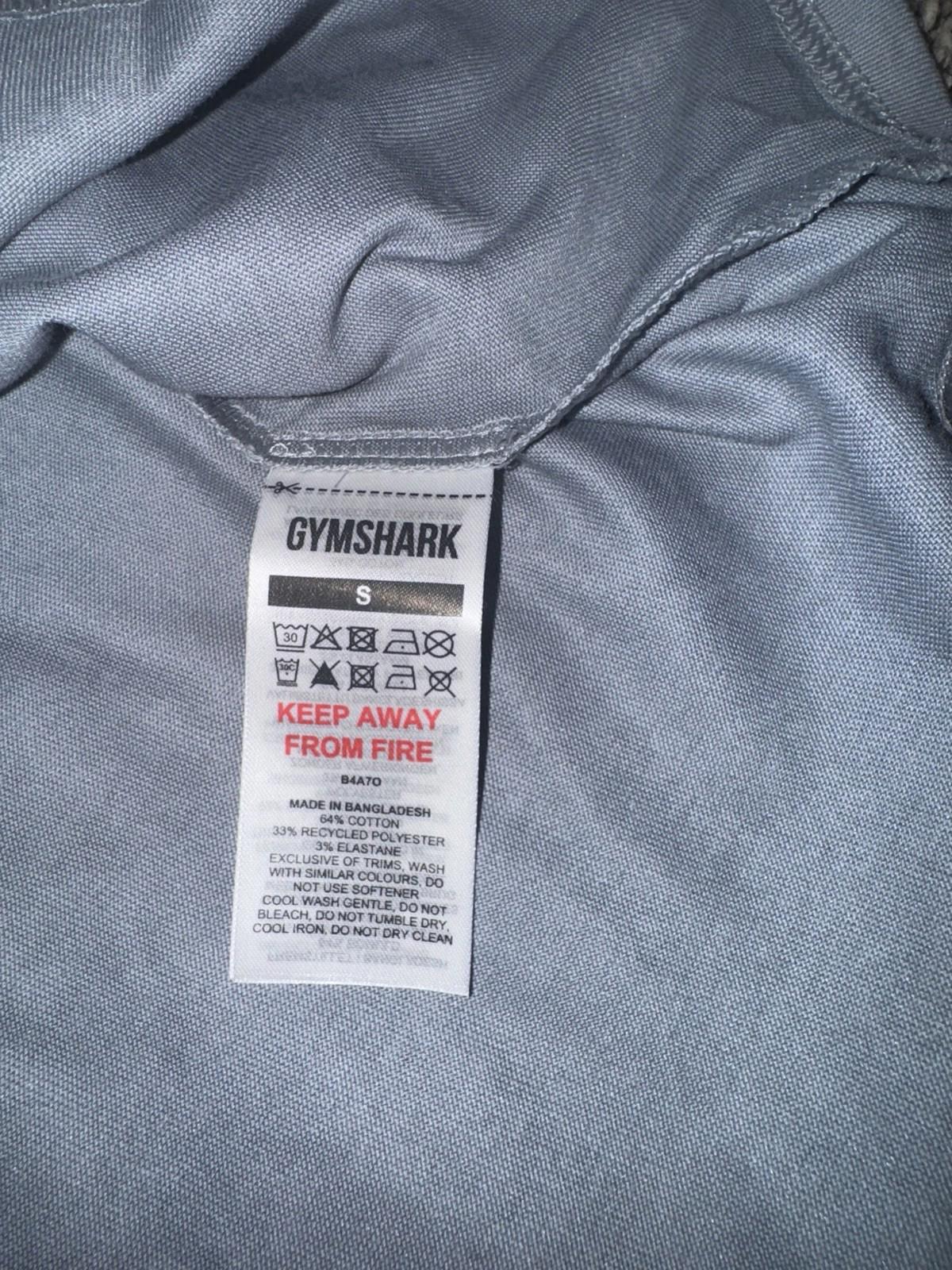 NWOT Gymshark SMALL T-Shirt LIGHT BLUE NEW