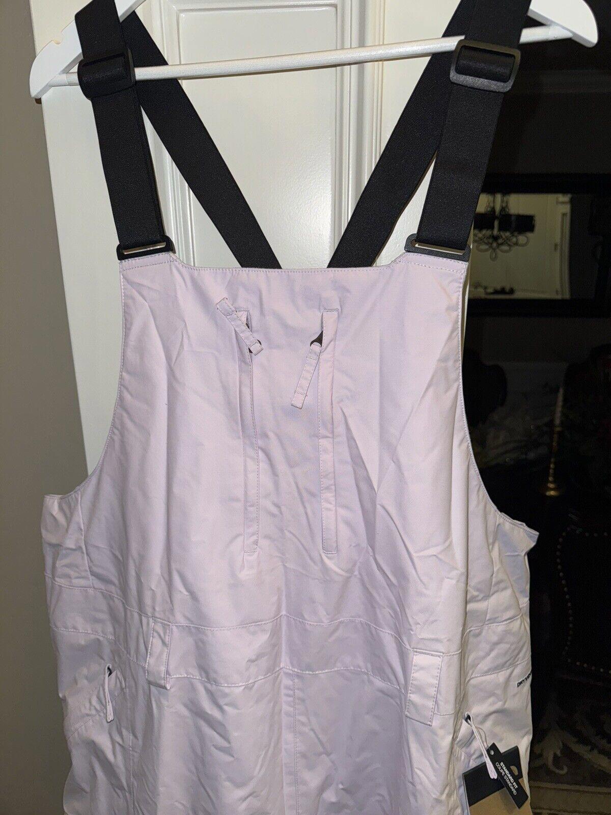 NWT! The North Face women Freedom Insulated bib Lavender 3X