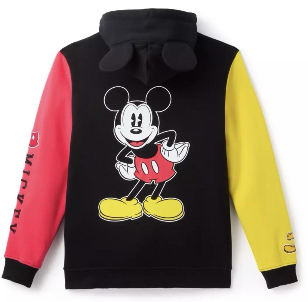 NEW! Disney Mickey Mouse ''Best of Mickey'' Zip Hoodie for Adults. Large NWT