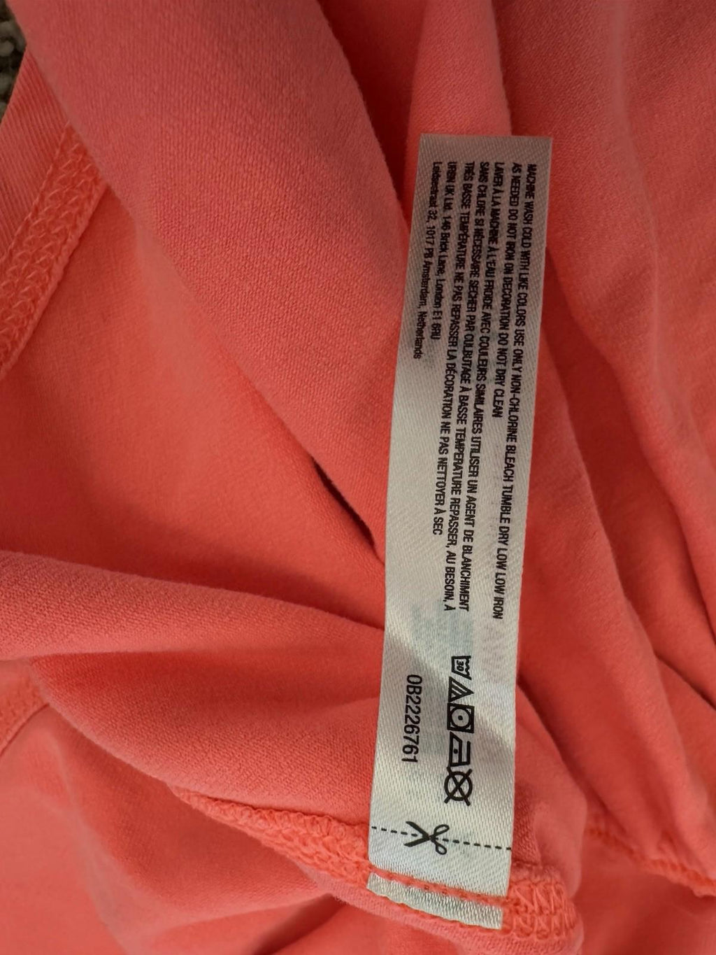 FREE  PEOPLE Play Nice Layer Pullover Women's Size S Neon Coral NEW