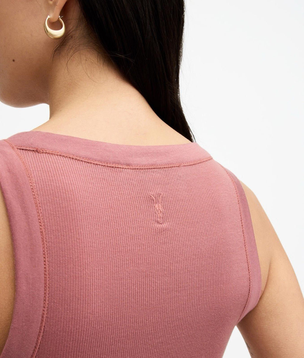 New Allsaints Rina tank top in Ash Rose Pink, US size 4 NWT SOLD OUT ONLINE!