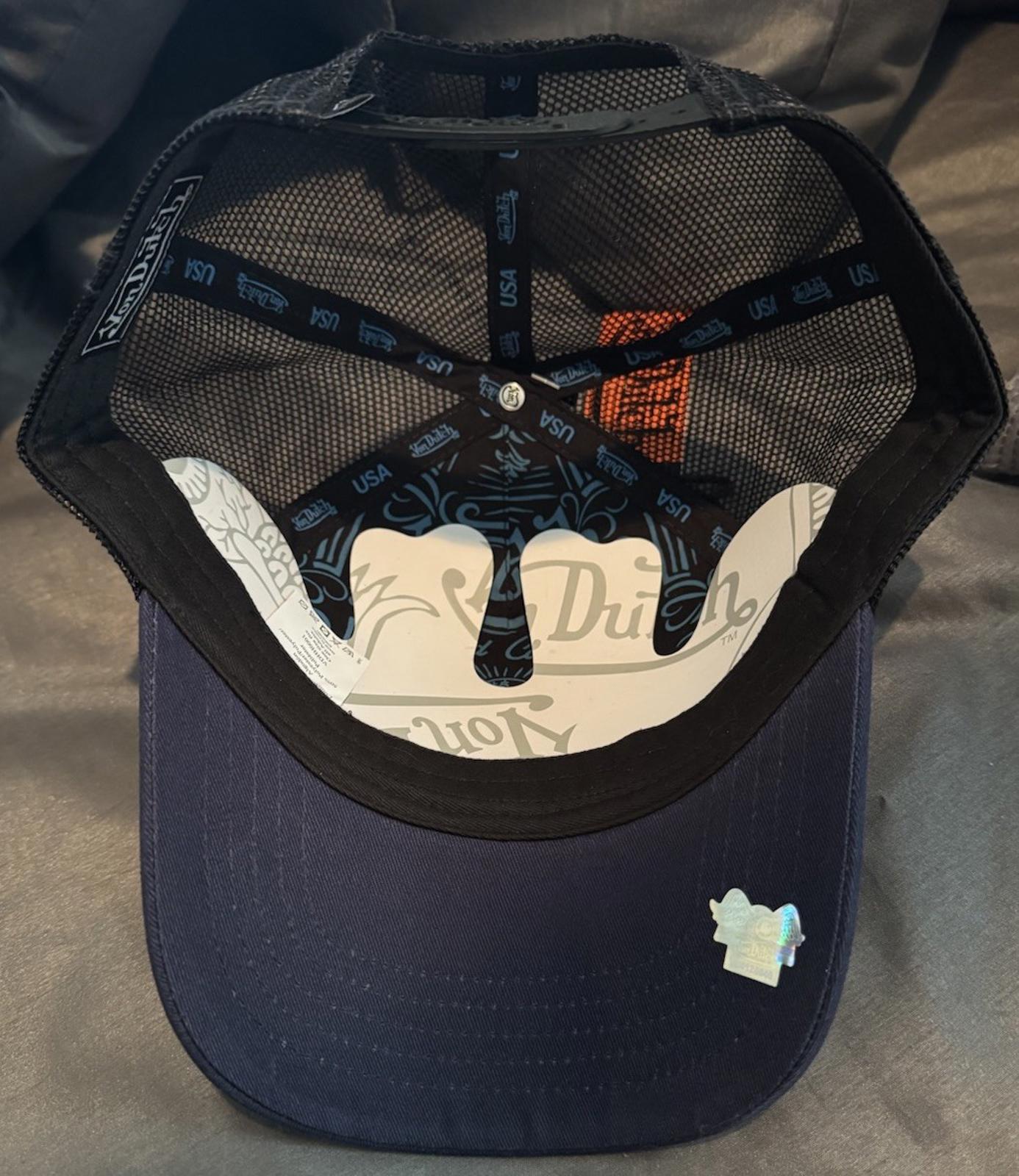 NWT! Von Dutch Navy, Blue & White Trucker Hat - One Size Unisex