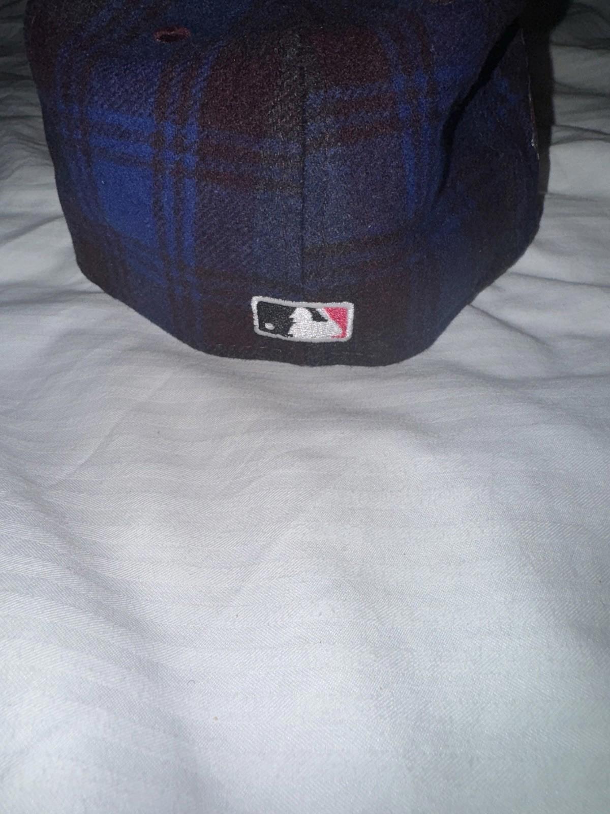 NWT New Era San Diego Padres Flannel Mascot Fitted Hat Plaid RARE Sz 7 1/8