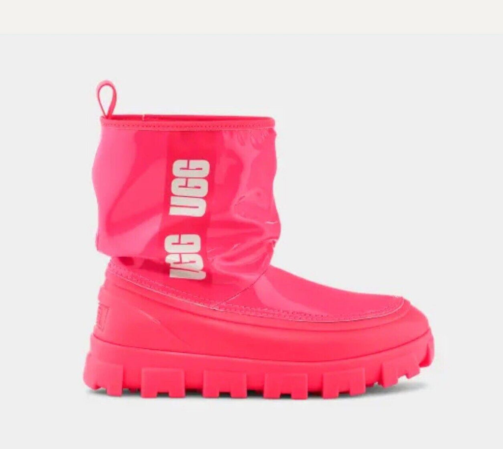 NEW! UGG CLASSIC BRELLAH MINI SUPER CORAL WOMEN'S SIZE US 7