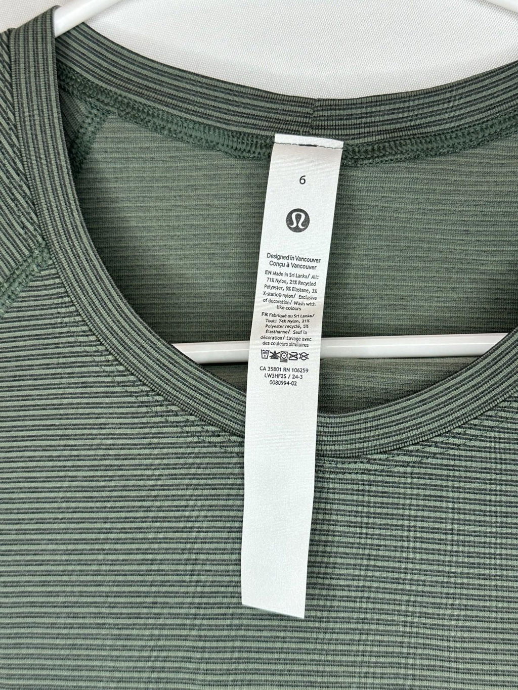 Lululemon Swiftly Tech Short-Sleeve Shirt 2.0 NWT SIZE 2 Green NEW