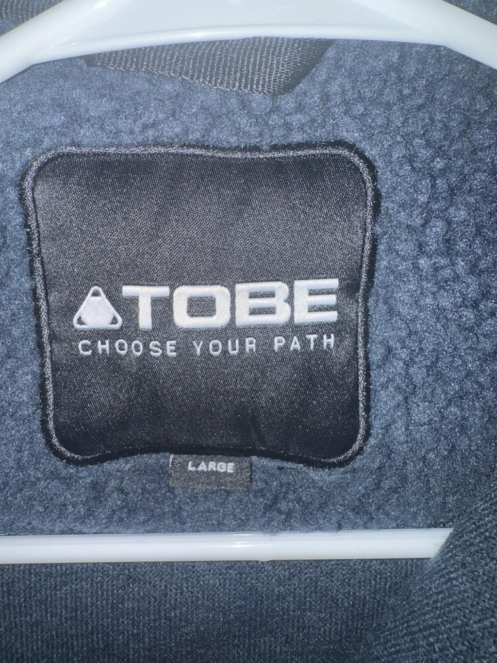 NEW! Tobe Terra Fleece Pile Jacket. Large. Midnight navy NWT