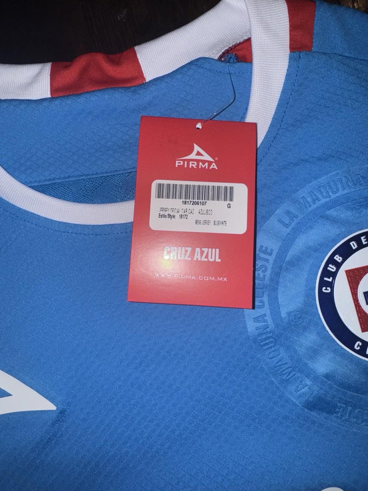 NEW! Cruz Azul Jersey Authentic Player Version Jersey /Version Jugador Size L