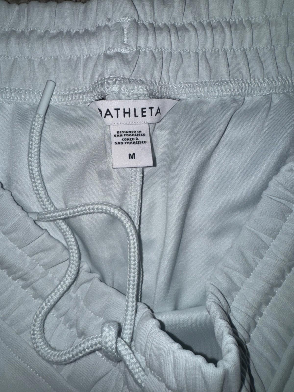 ATHLETA Seasoft Mid Rise Straight Pant Women's Size US M Light blue NEW!