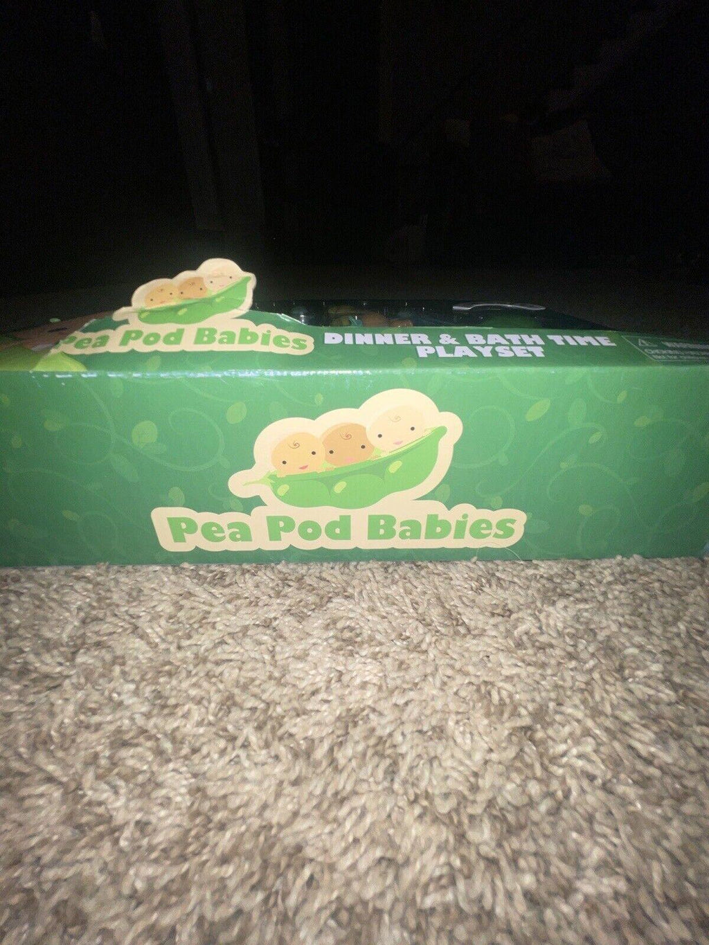 Pea Pod Babies Twenty Five Piece Dinner and Bath Time Playset - Collectible