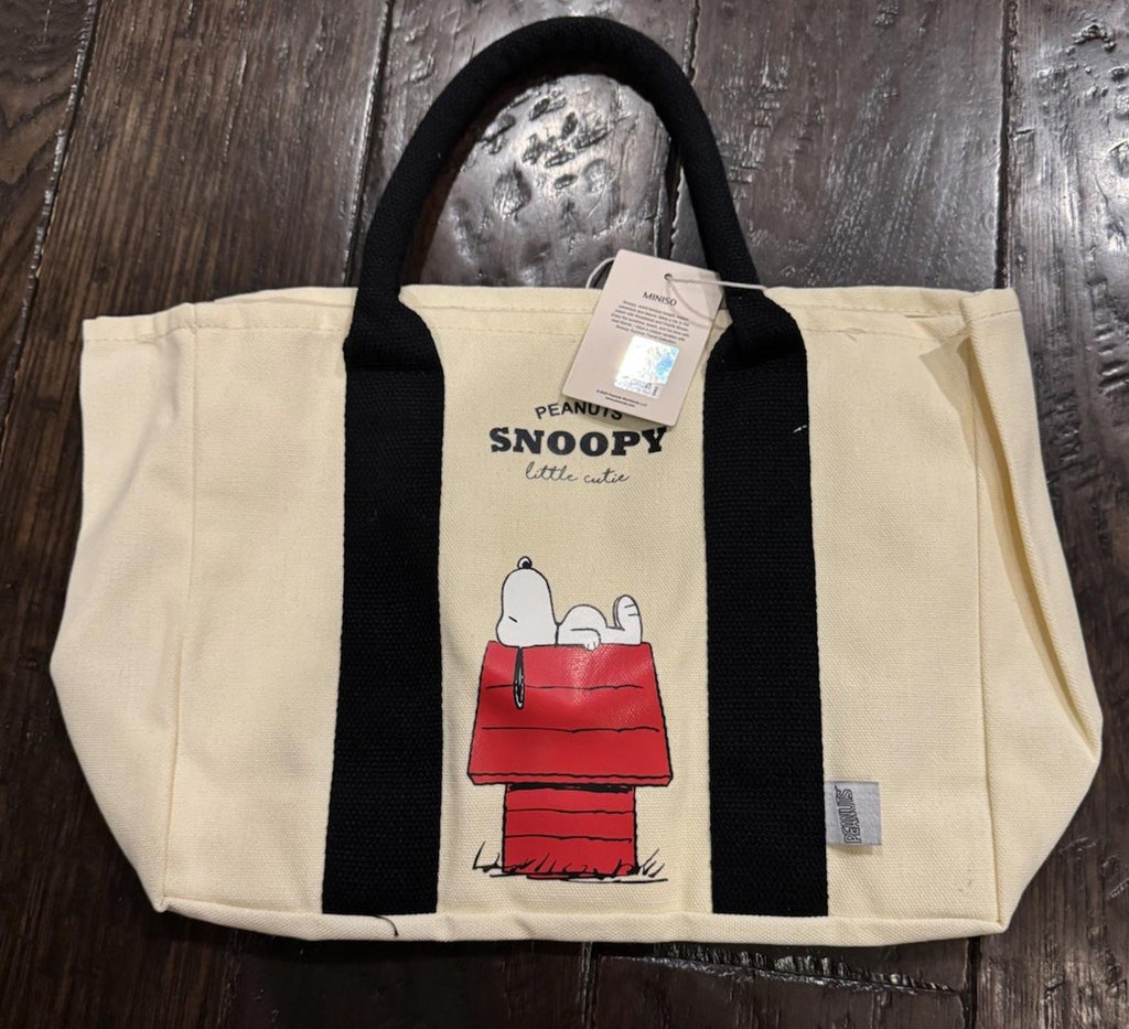 Miniso Snoopy Summer Travel Collection Handbag | Women's Tote Handbag RARE