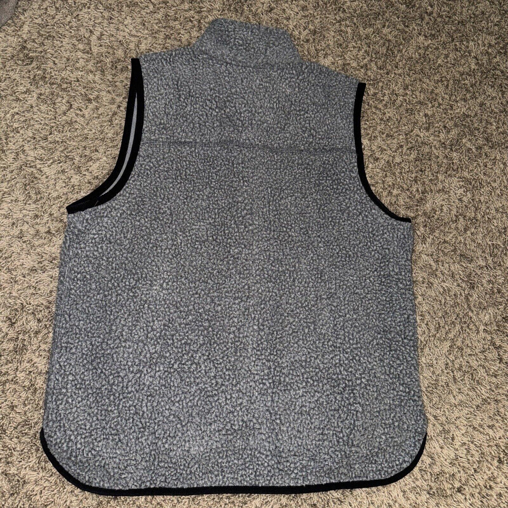 Carhartt Women Relaxed Fleece Snap Front Vest Grey MED