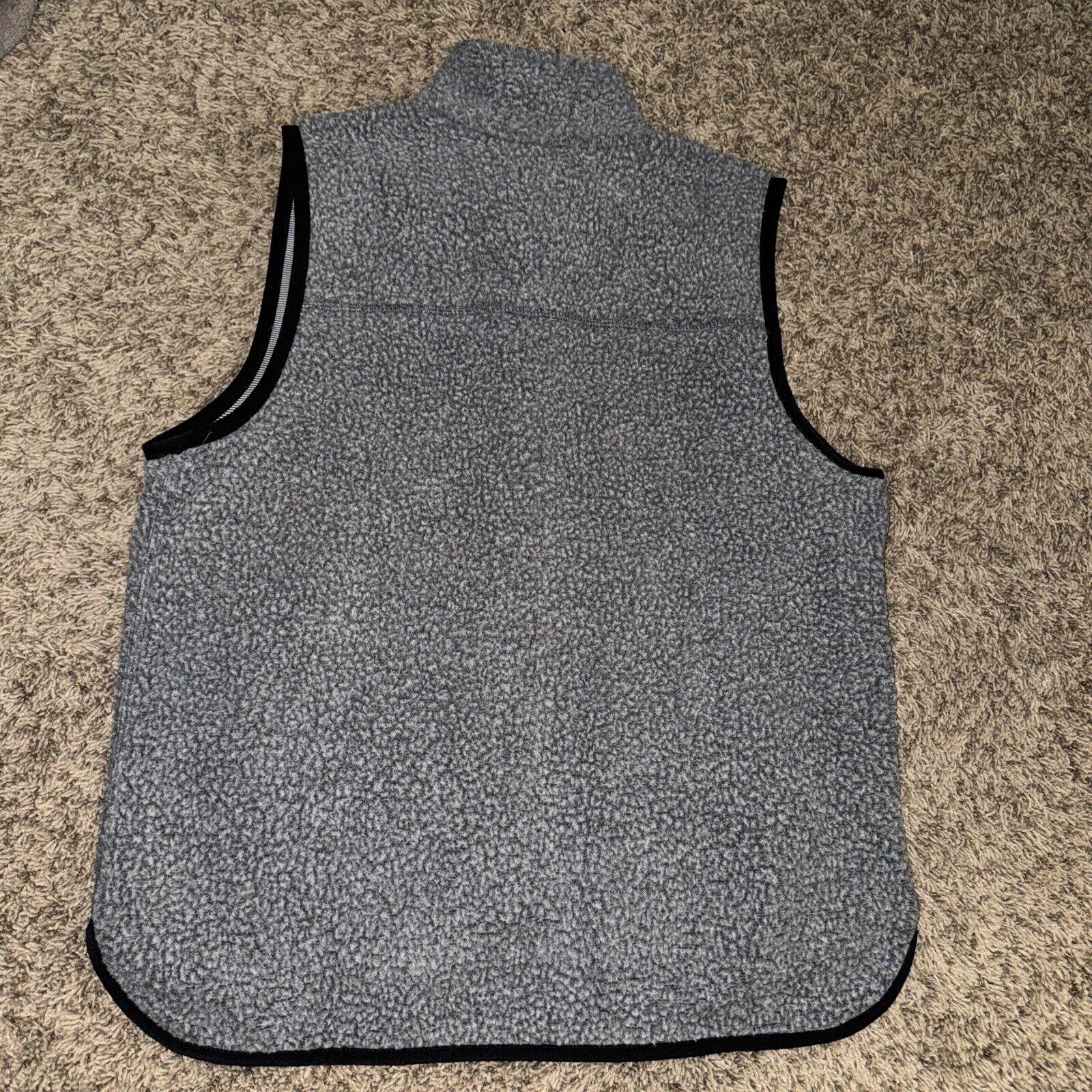Carhartt Women Relaxed Fleece Snap Front Vest Grey MED