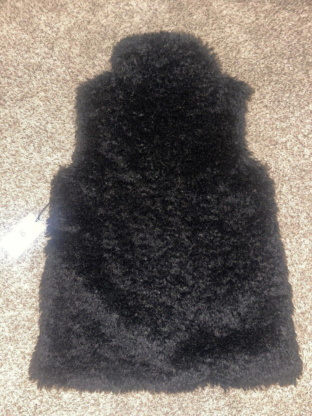 UGG Women Tammie Faux Fur Long Vest Size M NWT $168 Retail
