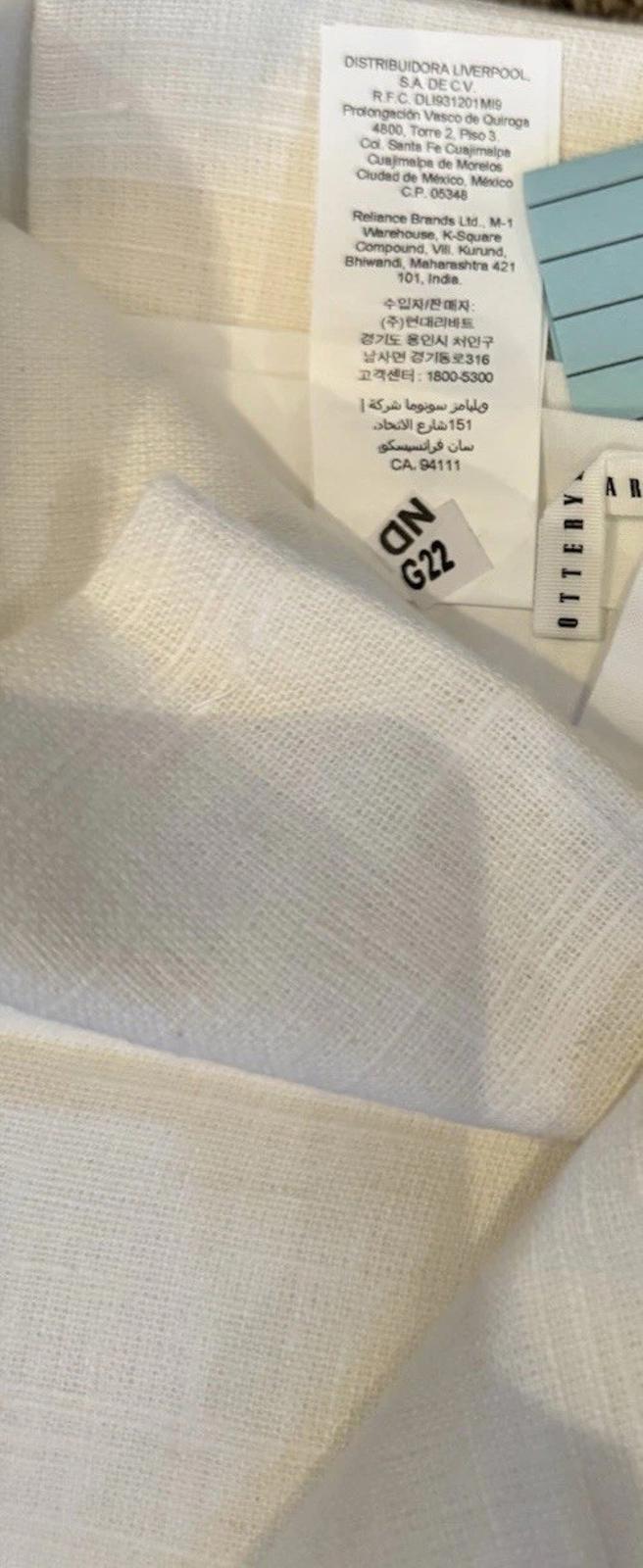 2- Pottery Barn Emery 3-in-1 Pole Top Linen Cotton Lined Curtains 96x65 IVORY