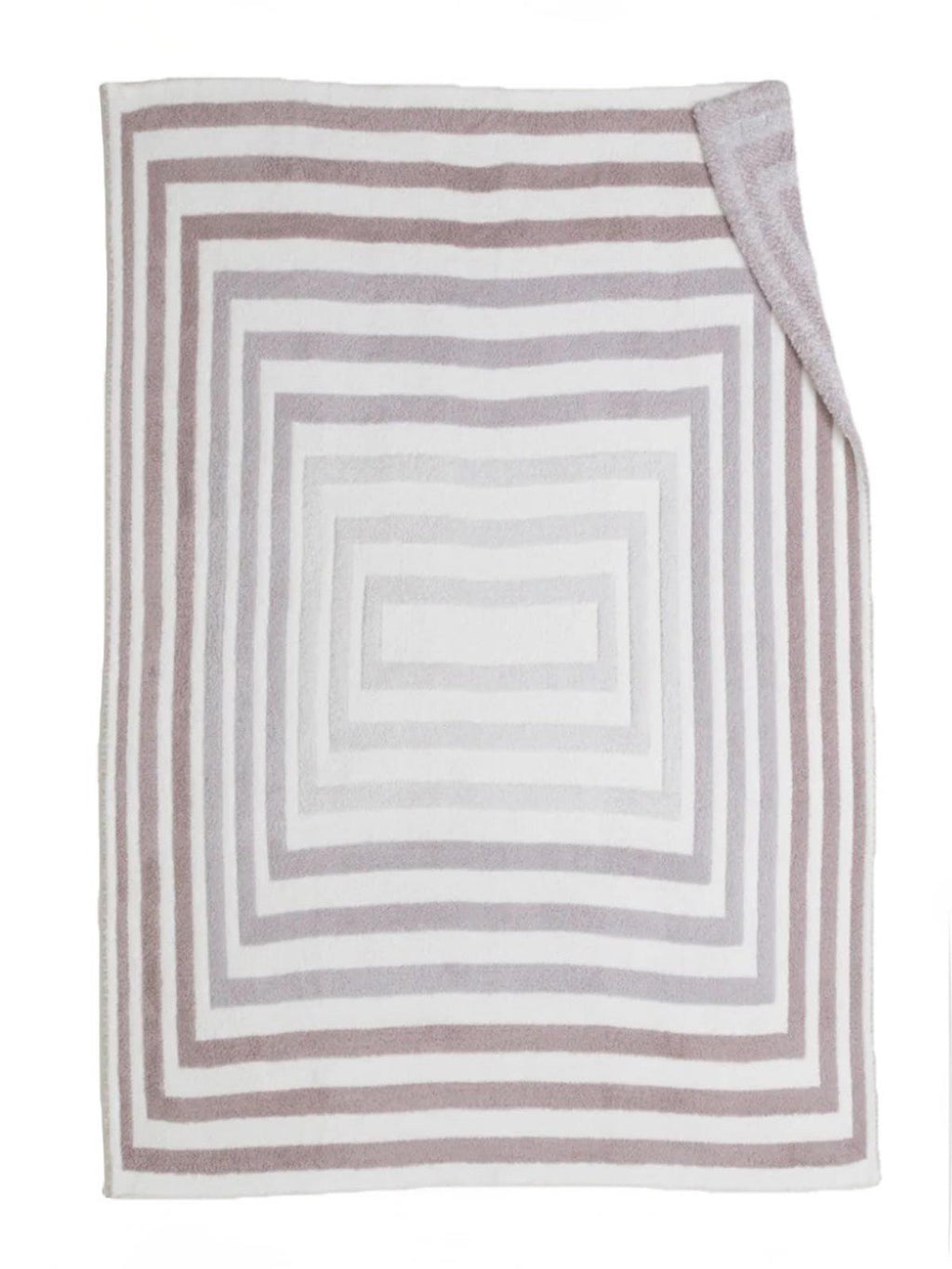 NEW $198 BAREFOOT DREAMS CozyChic Throw Blanket Prismatic 54” X 72” NWT