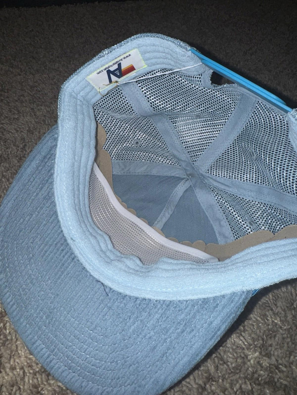 Aviator Nation Trucker Hat Cap Smiley face Snapback Made In USA NWOT