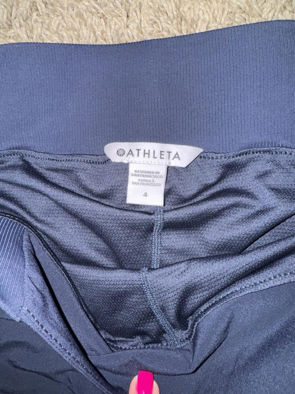 Athleta Women's BROOKLYN HEIGHTS SKORT in Navy Size 4  NEW
