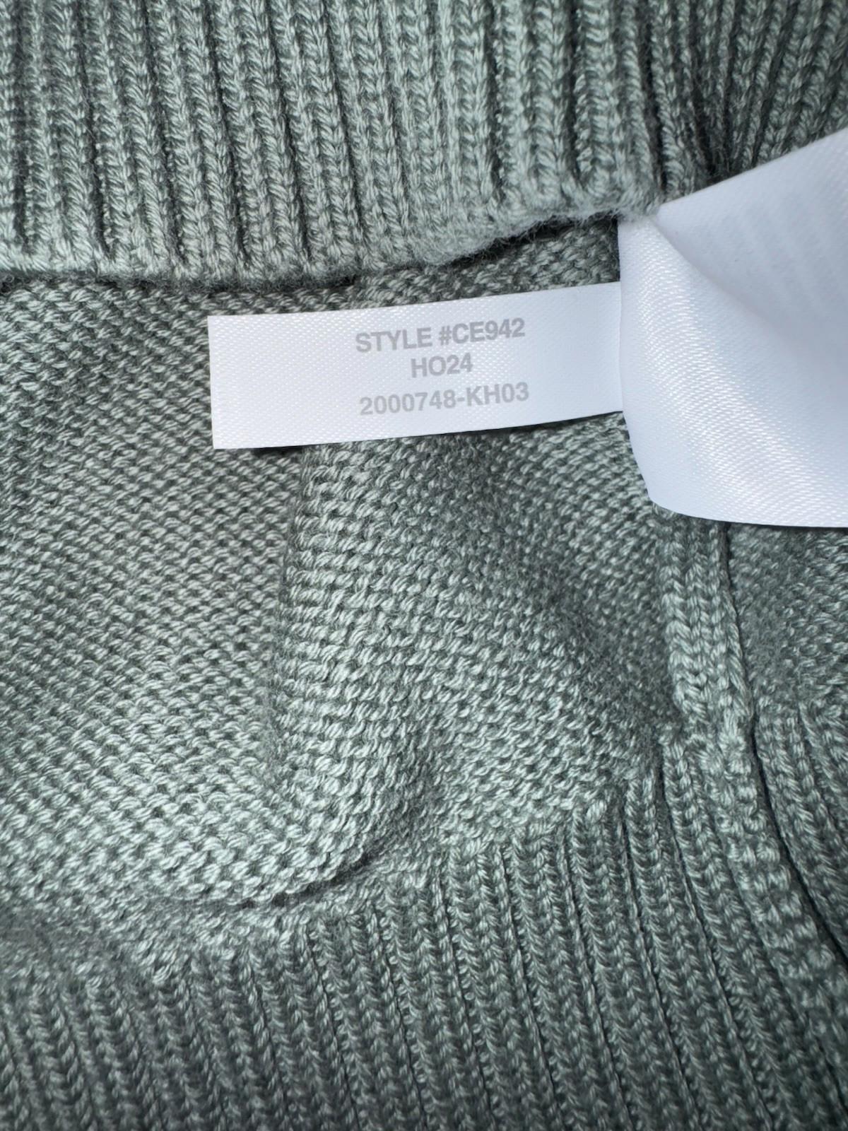 NEW! J.Crew Heritage cotton mockneck sweater Topiary XL