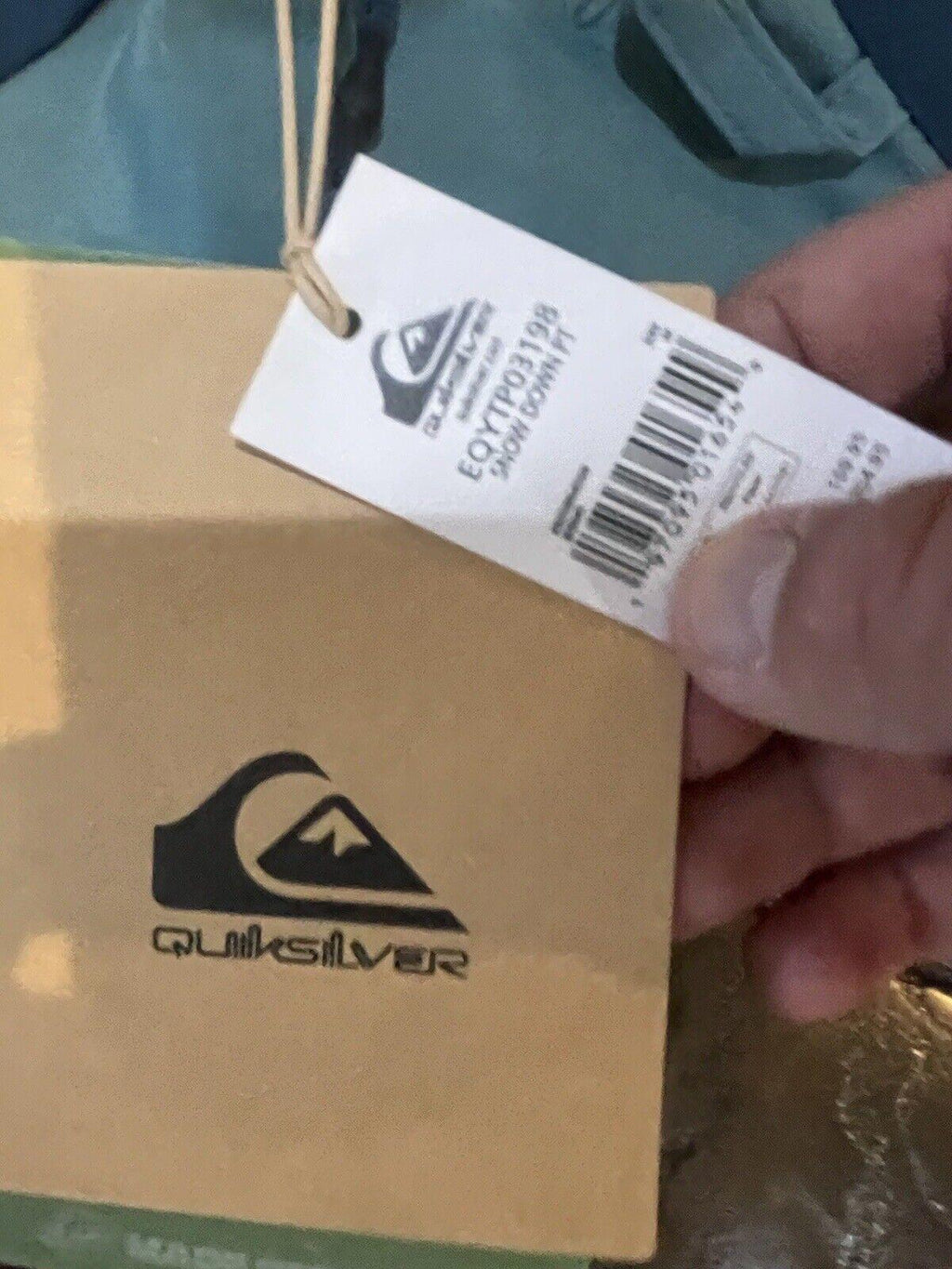 Quiksilver Snow Down Pant - Men's S & M Available. NWT Teal